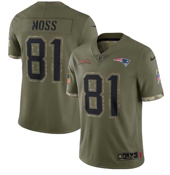 Men's New England Patriots #81 Randy Moss 2022 Olive Salute To Service Limited Stitched Jersey,We sell and wholesale Men's New England Patriots #81 Randy Moss 2022 Olive Salute To Service Limited Stitched Jersey on line form chian!
